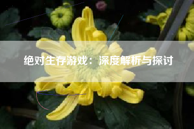 绝对生存游戏：深度解析与探讨