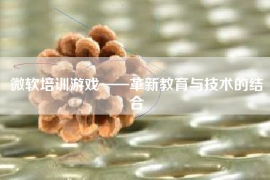 微软培训游戏——革新教育与技术的结合