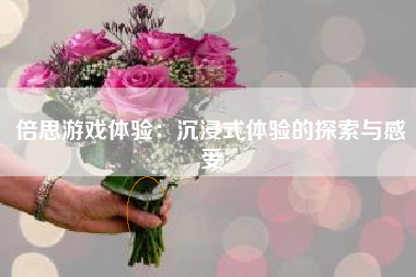 倍思游戏体验：沉浸式体验的探索与感受