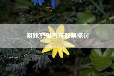 游戏剪辑音乐效果探讨