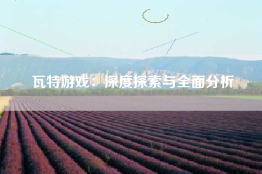 瓦特游戏：深度探索与全面分析
