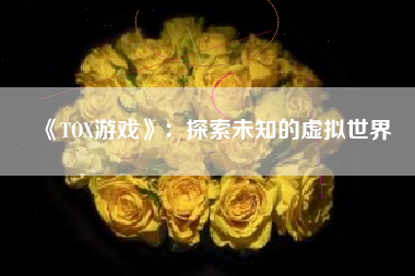 《TOX游戏》：探索未知的虚拟世界