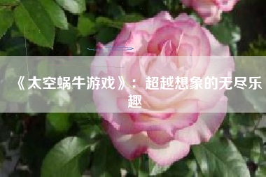 《太空蜗牛游戏》：超越想象的无尽乐趣