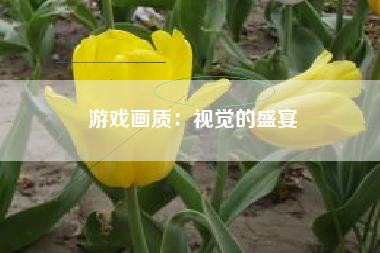 游戏画质：视觉的盛宴