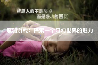 魔羽游戏：探索一个奇幻世界的魅力
