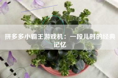 拼多多小霸王游戏机：一段儿时的经典记忆