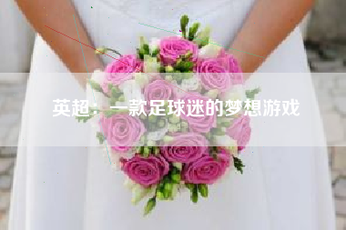 英超：一款足球迷的梦想游戏