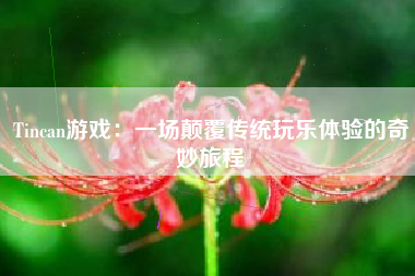 Tincan游戏：一场颠覆传统玩乐体验的奇妙旅程