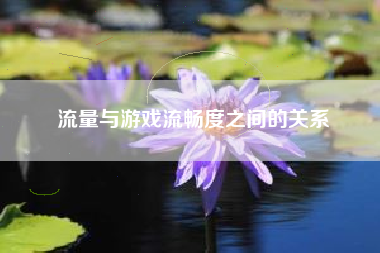 流量与游戏流畅度之间的关系