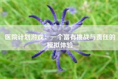 医院计划游戏：一个富有挑战与责任的模拟体验