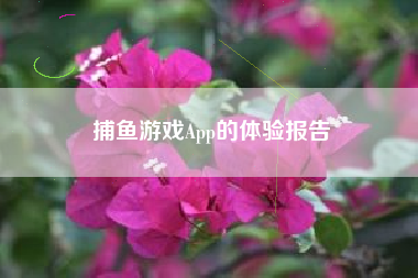 捕鱼游戏App的体验报告