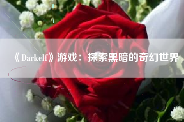 《Darkelf》游戏：探索黑暗的奇幻世界