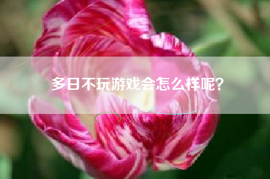 多日不玩游戏会怎么样呢？