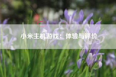 小米主机游戏：体验与评价