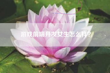 游戏前端开发女生怎么样？