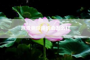 游戏删除评价会怎么样