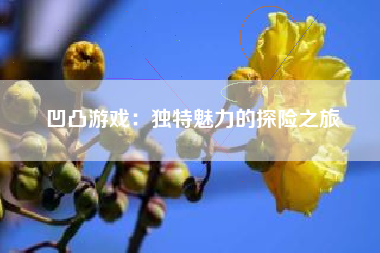 凹凸游戏：独特魅力的探险之旅
