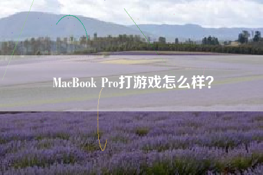 MacBook Pro打游戏怎么样？