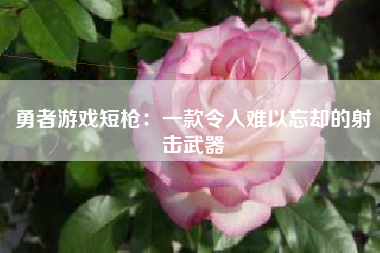 勇者游戏短枪：一款令人难以忘却的射击武器