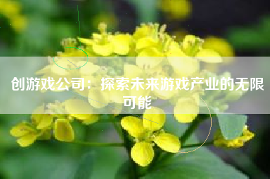 创游戏公司：探索未来游戏产业的无限可能